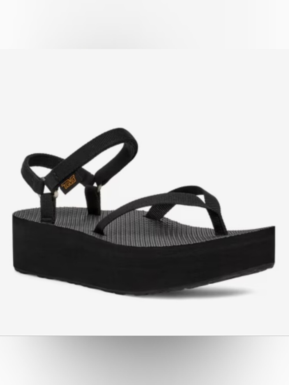 Teva Women’s Black Platform Strap Sandal